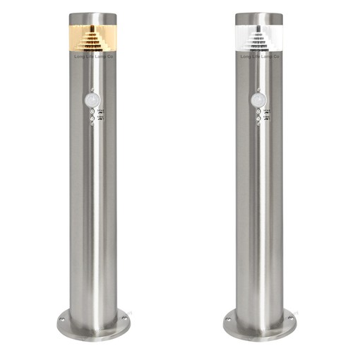 Pir led bollard garden lamp - bollard,