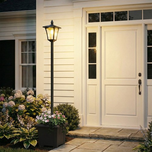 Garden solar lamp post - solar,