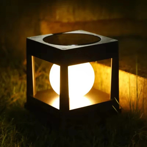 2led solar post cap lights - solar,