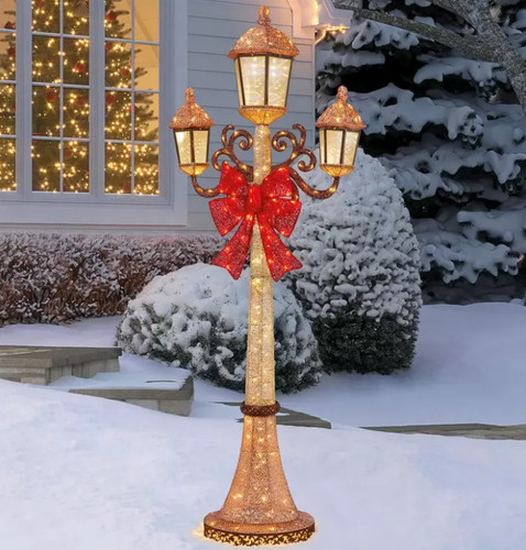7ft christmas led lamp post - led,
