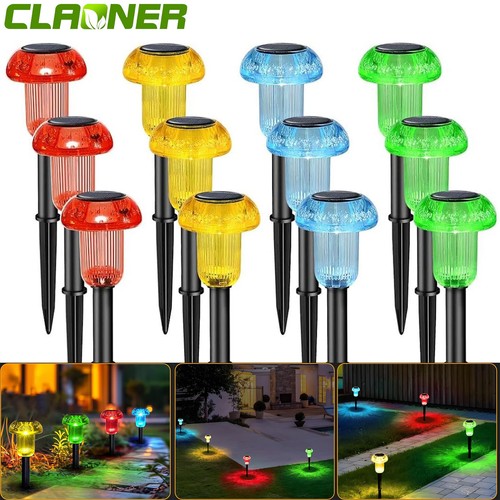 16pc mixed colour solar garden - mixed,