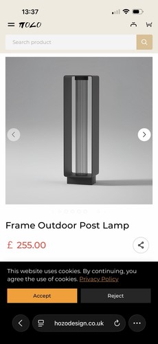 Frame outdoor post lamp - outdoor,