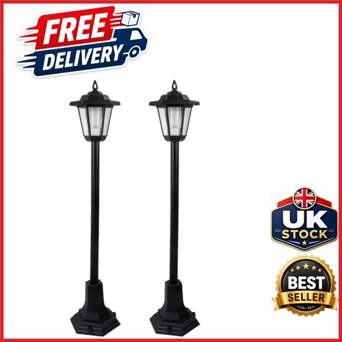 Solar powered garden lamp post - solar,