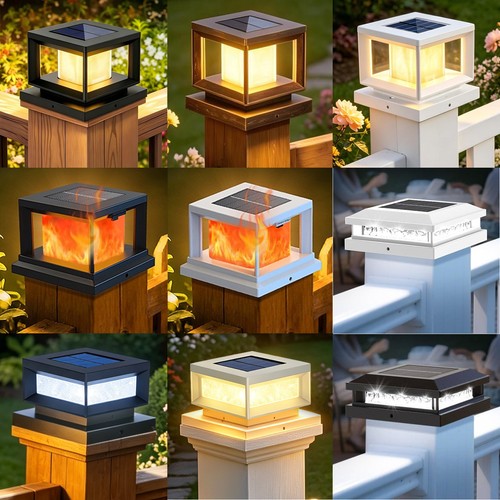 Led solar deck post - solar,