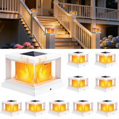 Solar post cap lights outdoor - lights,