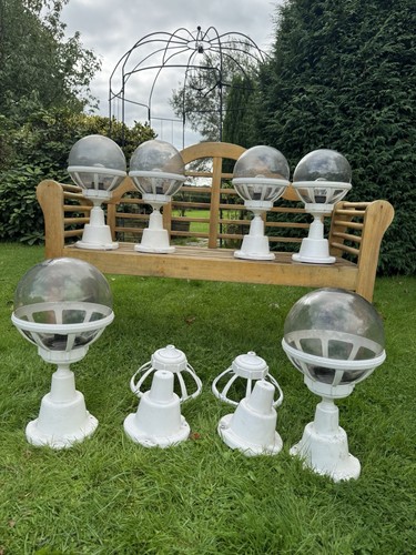 Vintage outdoor globe post - vintage,
