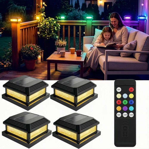4pack rgb solar - 4pack, cap